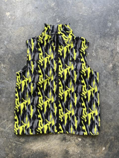 Other Designers Japanese Brand - GETT fleece neon yellow outdoor vest