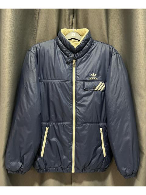 adidas Vintage 80s Adidas Trefoil logo puffer jacket