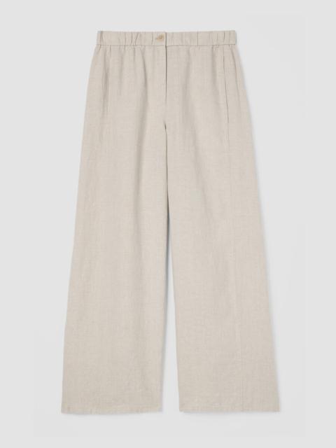 EILEEN FISHER Organic Linen Wide-Leg Trouser Pant