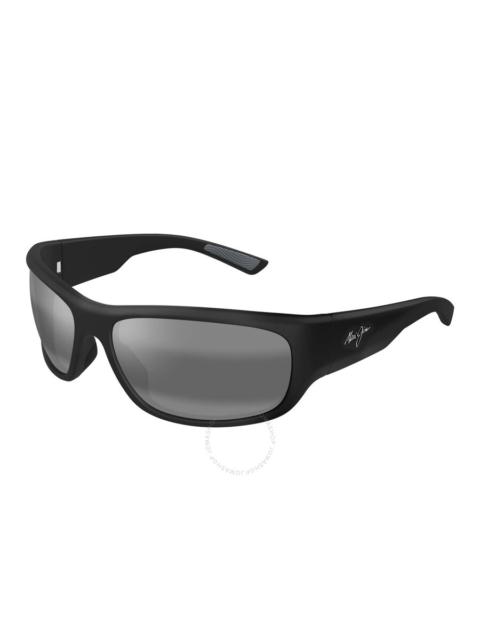 Maui Jim Maui Jim Ma'ukele Neutral Grey Wrap Men's Sunglasses 682-02 64