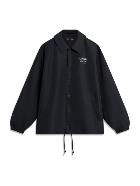 Li-Ning Li-Ning Graphic Coach Jacket 'Black' AFDU365-2
