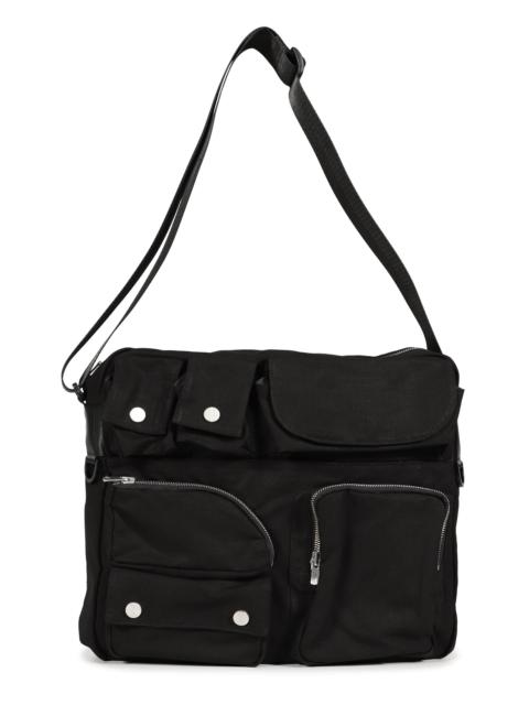 FFFPOSTALSERVICE MULTI POCKET MESSENGER BAG / BLK