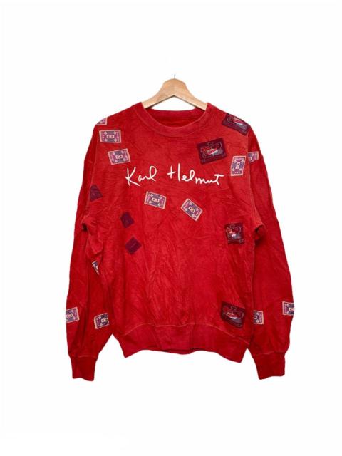Other Designers Japanese Brand - Vintage Karl Helmut Patch Work Crewneck
