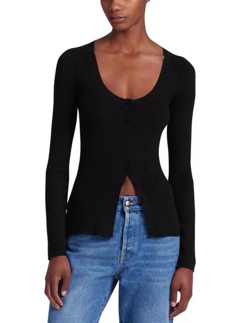 Altuzarra Jones Cashmere Scoop Neck Cardigan