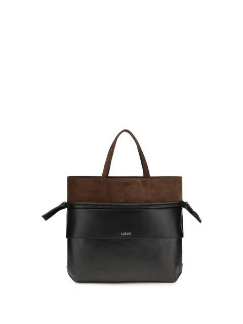 Loewe Loewe Small Switch Tote Bag Black/Espresso