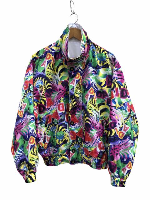 adidas 🔥RARE VINTAGE ADIDAS REVERSIBLE OVERPRINTED BOMBER JACKET