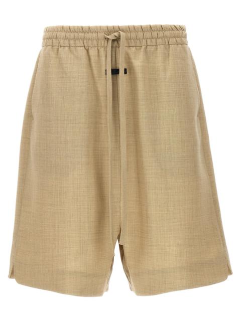 Relaxed Bermuda, Short Beige