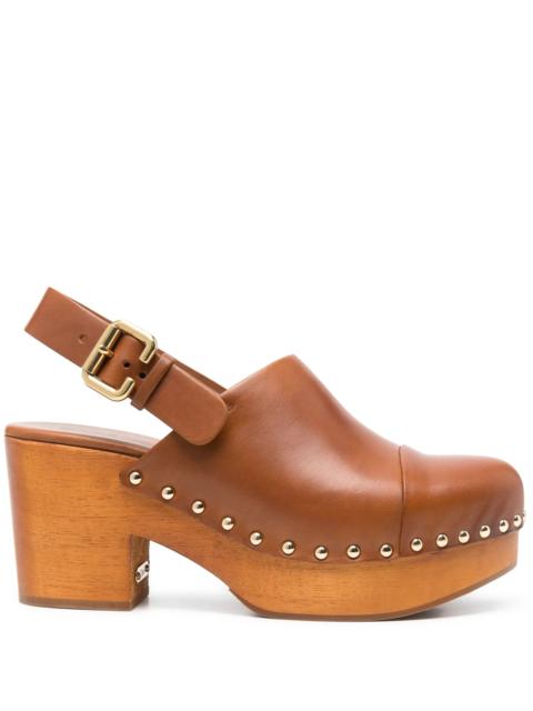 Chloé 65mm Jeanette clogs