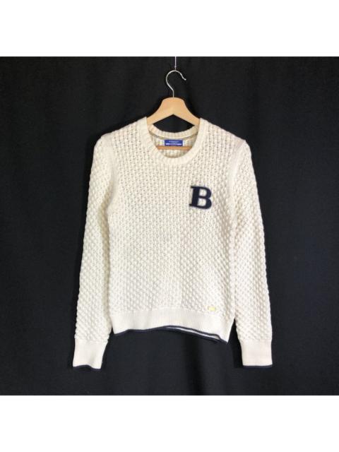 Burberry Burberry Embossed Logo Crochet Knitwear