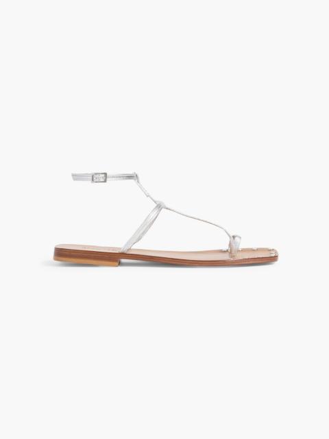 Johanna Ortiz Maze Trek metallic leather sandals