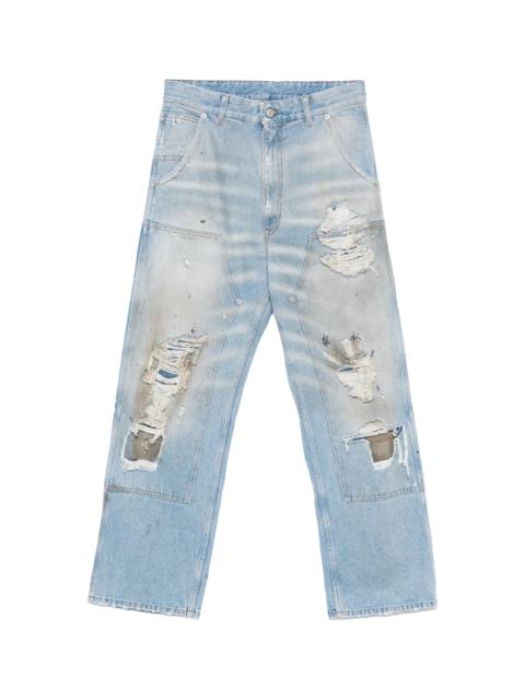 MM6 Maison Margiela Distressed Blue Jeans "Blue"