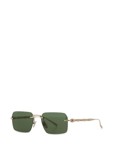 GUCCI Gucci Women Gold Metal Sunglasses