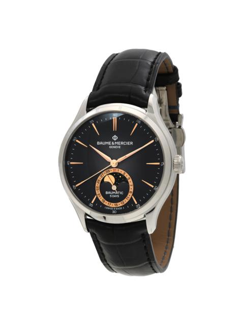 Other Designers Baume Et Mercier - Baume et Mercier Clifton Automatic Black Dial Men's Watch M0A10758