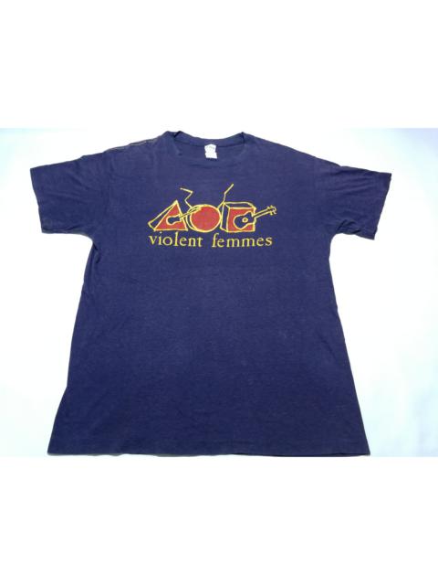 Other Designers Vintage - True Vintage 80s Violent Femmes 1984 Tour 50/50 Ched Usa