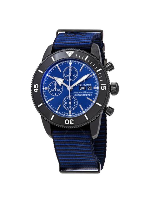 BREITLING Pre-owned Breitling Superocean Heritage II Chronograph Automatic Chronometer Blue Dial Men's Watch M