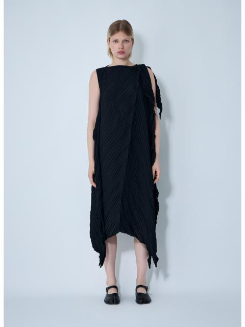 Issey Miyake Women Wrinkled And Twisted Dress