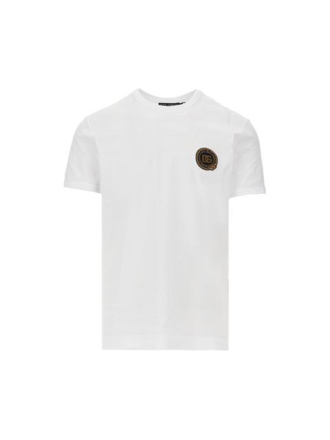 Dolce & Gabbana Dolce&Gabbana Embroidered Patch T-shirt White