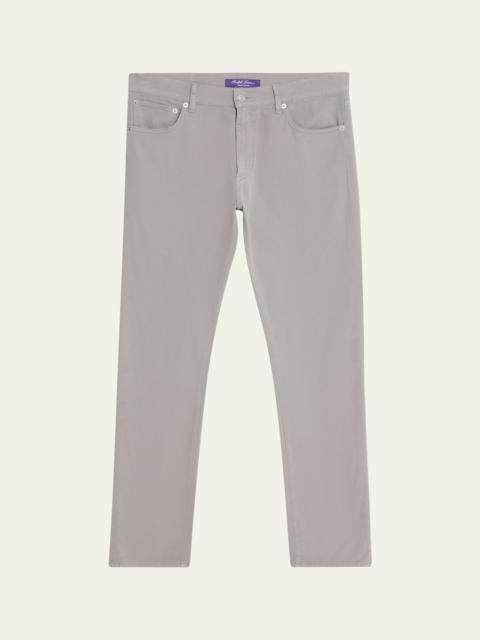 Ralph Lauren Men's Wool Slim Five-Pocket Pants