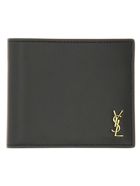 SAINT LAURENT PORTAFOGLIO TINY CASSANDRE EAST/WEST IN PELLE