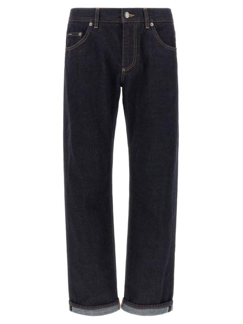 Dolce & Gabbana Dolce & Gabbana Men Dg Embroidery Jeans