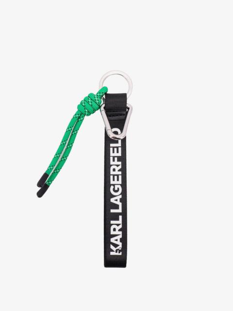 KARL LAGERFELD - Karl Lagerfeld Fabric Keyring