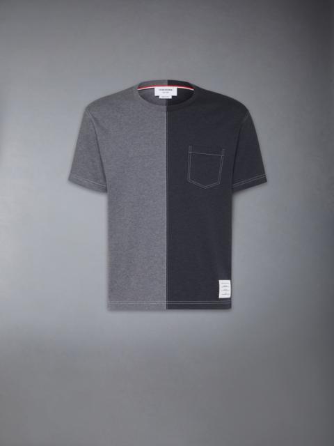Thom Browne two-tone cotton T-shirt