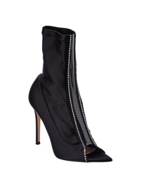 Gianvito Rossi Gianvito Rossi Crystal Hiroko 105 Lycra & Vinyl Bootie