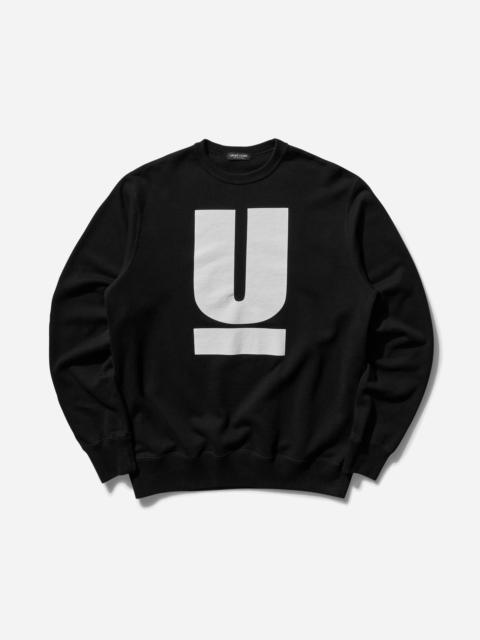 UNDERCOVER Men's U Signature Crewneck Sweatshirt Black