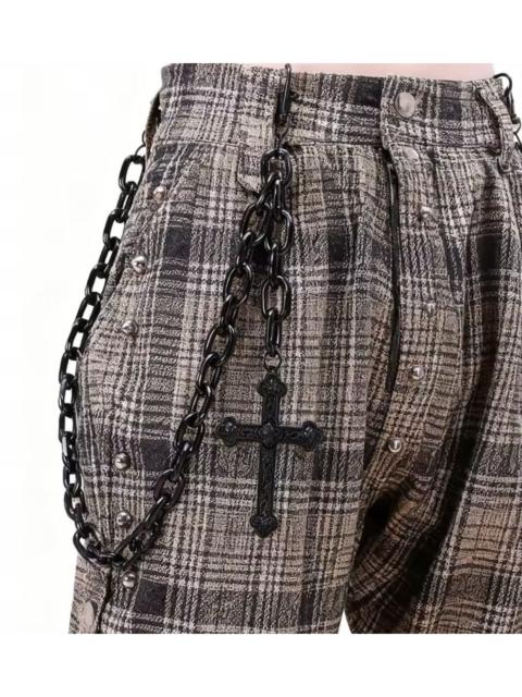 Other Designers Japanese Brand - Cross Pendant Hip Hop Waist Chain Single Layer
