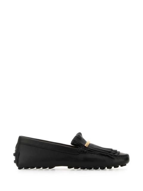Tod's Tod's Women Black Leather Loafers