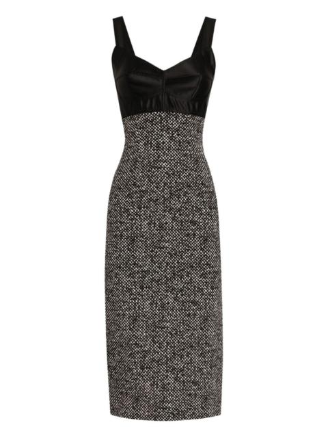 Dolce & Gabbana panelled midi dress