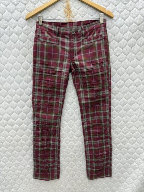 Hysteric Glamour 🔥🔥🔥ARCHIVE HYSTERIC GLAMOUR TARTAN PUNK PANTS