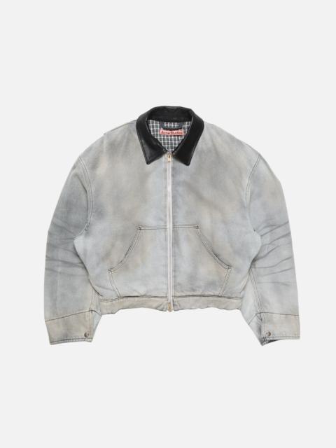 Acne Studios Faded denim jacket - White/black