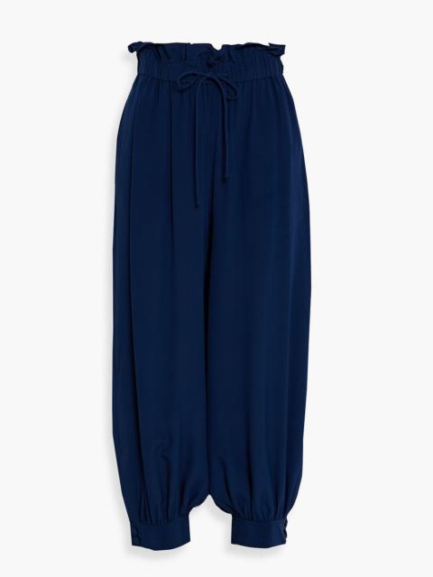 Stella McCartney Lauryn silk-crepe tapered pants