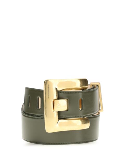 Balmain Balmain Anthem Belt Dark Olive Women
