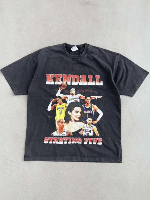 STEAL! Kendall Starting Five Vintage Style NBA Lineup Tee