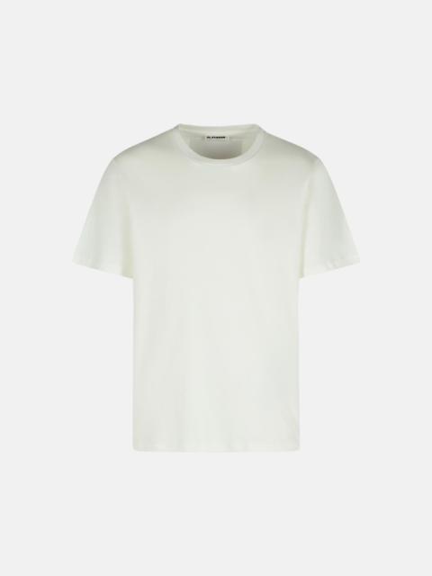 Jil Sander WHITE COTTON T-SHIRT