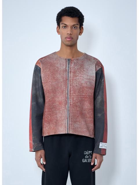 GALLERY DEPT. Gallery Dept. Men Raw-Edge Zip-Print Top