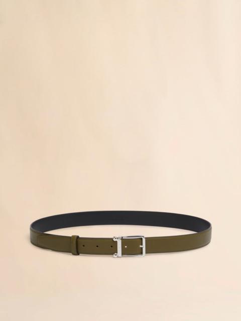 Marni DEEP GREEN LEATHER TRUNKAROO BELT