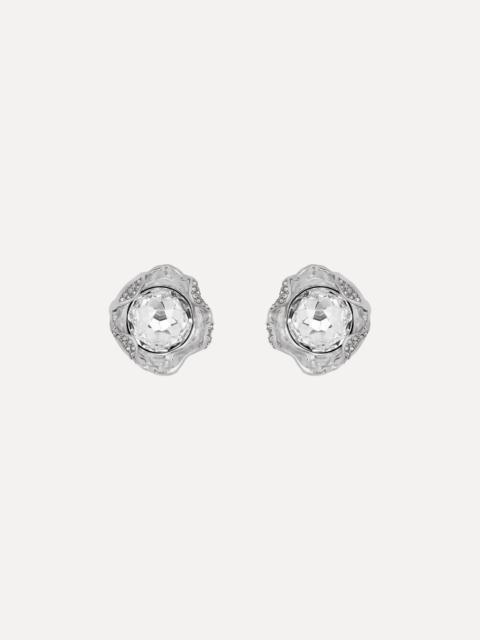 Oscar de la Renta CRYSTAL NEST EARRINGS