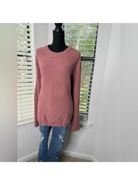Other Designers Urban Outfitters Dusty Rose Crew Neck Sweater