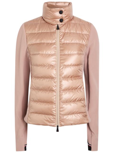 Moncler Moncler Quilted zip up Fleece Jacket