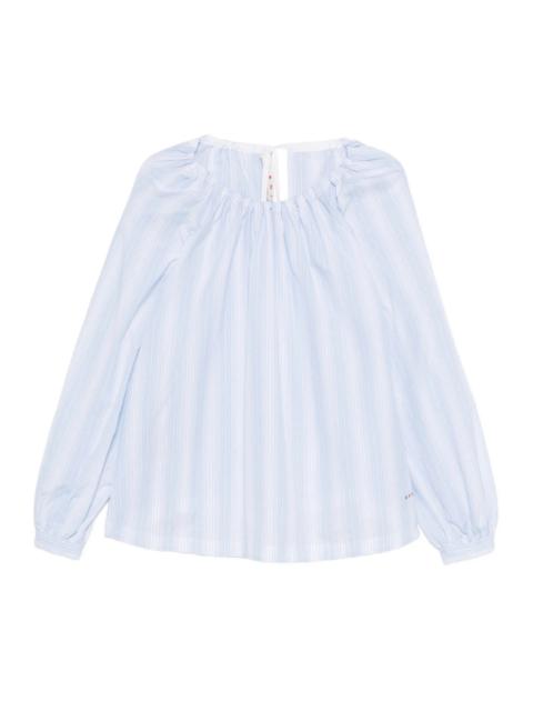 Marni Stripe Cotton Pop Blouse