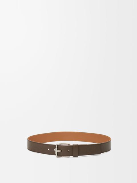Loewe Roller Curve belt in supple grained calfskin