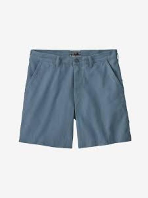 Patagonia Patagonia Stand Up Shorts 100% Organic Cotton Outdoor Flat Front Hiking Blue 34"