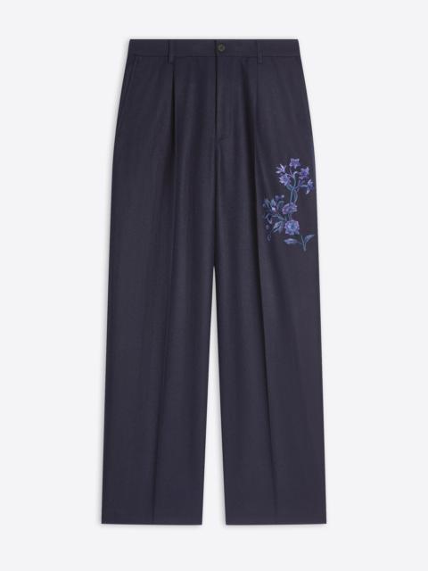 Dries Van Noten EMBROIDERED WOOL PANTS