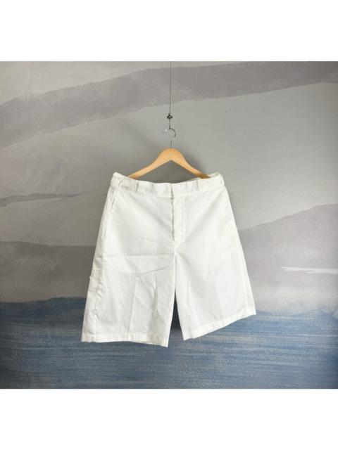 Prada Prada white nylon shorts with triangular logo on the back