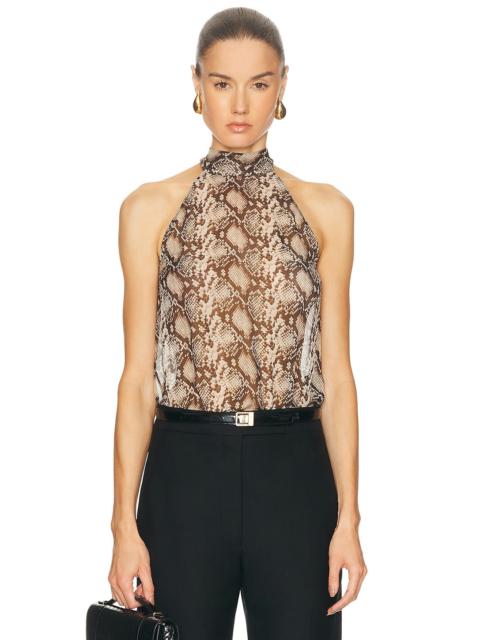 NILI LOTAN Alla Halterneck Top