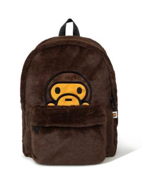 BAPE Baby Milo Fur Backpack Bag