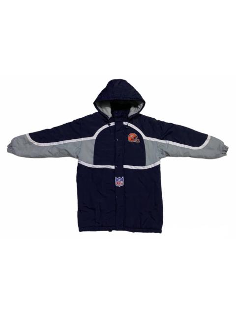 Other Designers Nfl - Broncos Detachable Hoodie Quilted Nylon Long Jacket